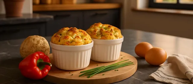 Foto bij: knolselderijsoufflé