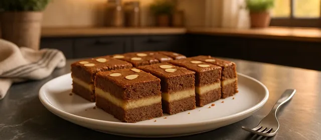 Foto bij: koolhydraatarme gevulde speculaas met amandelspijs