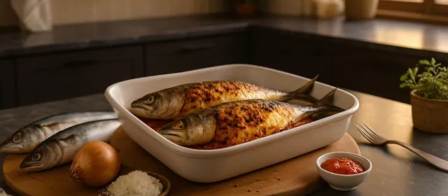 Foto bij: makreel uit de oven met sambal en kokos
